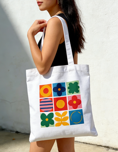 Bolsa de Mano de Lona Ecológica Personalizada para Mujer, a la Moda, de Gran Capacidad, con Asas, para Compras, Uso Diario - Product Image 1