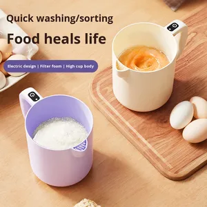 Wholesale Automatic Stirring New Model Plastic Household Small Filter Multi-Function Beater Rice Mixer - Product Image 3