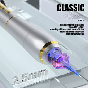 Dragonhawk <span class=keywords><strong>Mast</strong></span> P40 2 en 1 <span class=keywords><strong>Pmu</strong></span> Machine sans fil Permanent Makeup Tattoo Machine Pen Stroke 2.5mm Gold - Product Image 3