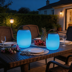 Rechargeable Wireless Speaker <strong>Light</strong> Lamp Remote Controlled Dimmable LED Music Lamp Portable Voice Control <strong>Table</strong> <strong>Light</strong> - Product Image 5