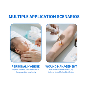 Hisopos de Algodón Ecológicos de Bambú, Madera, Plástico y Papel, con Empaque Personalizado OEM de Fábrica, para Uso Médico - Product Image 5