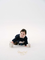 Sweat-shirt tricoté respirant à manches longues raglan avec faux col deux pièces et broderie bateau à voile, doux et chaud, unisexe, pour bébé et tout-petit, automne