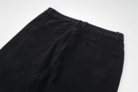 Jean en denim noir à rivets pour homme, modèle 2026, tendance, délavé, style personnalisé, pantalon long, marque américaine Hip Hop Y/PROJECT pour hommes