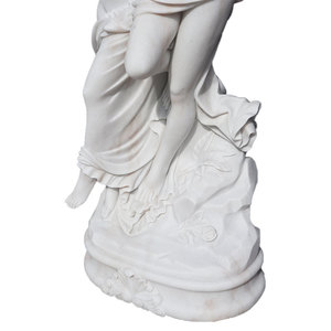 Estatua de Figura Religiosa Griega de Mármol Natural, Escultura de Piedra de Ángel de Tamaño Natural de Hombre y Mujer para Jardín - Product Image 5