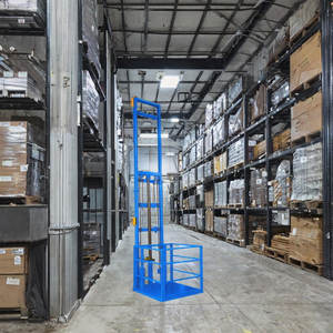 Новый бытовой гидравлический вертикальный настенный грузовой лифт 220В для помещений, грузоподъемность 500 кг - Product Image 2