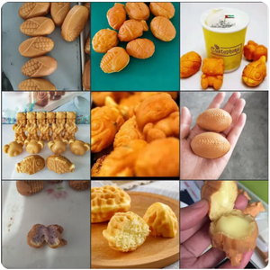 Automatic Korean Custard Moshi Manju Korean Walnut Manju Mini Manjoo Taiyaki Machine Walnut Shape Manju <strong>Cake</strong> <strong>Maker</strong> Make Machine - Product Image 2