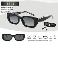 Nouvelles lunettes de soleil rétro tendance pour unisexe, verres polarisés, protection UV, haute qualité, légères, monture intégrale, vente en gros pour unisexe