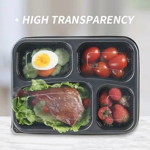 グロトック エクスプレスミールプレップコンテナ 20個セット 再利用可能 34オンス プラスチック製 気密仕切り付き食品保存容器 蓋付き 冷凍庫対応 - Product Image 5