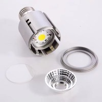 Jpungsun Ampoule LED COB à haute puissance 9W 12W MR16 GU10 E27, projecteur 120V 230V, ampoule à intensité variable MR16 GU10