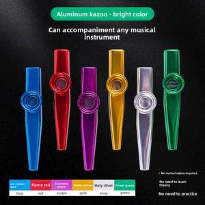 Trompette Kazoo en métal <span class=keywords><strong>Piccolo</strong></span> de grand saxophone de qualité professionnelle avec petit tube de flûte d'<span class=keywords><strong>instrument</strong></span> et membrane - Product Image 2