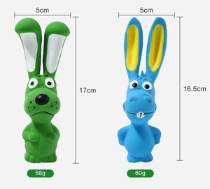 Juguete Interactivo para Mascotas con Forma de Conejo, Juguete de Peluche Suave para Masticar para Perros y Gatos - Product Image 5