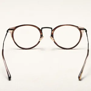 Figroad 2024 nuevo estilo japonés marco óptico gafas redondas Anti azul marcos ópticos marcos de anteojos clásicos