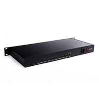 Codificador de Captura de Video en Vivo por Internet de Bajo Costo, 1U, 8 Canales, Full HD 1080P, H265 HEVC, Compatible con Múltiples Protocolos, Construcción Metálica