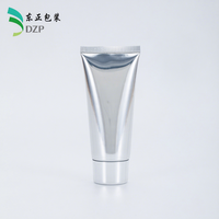 Tube cosmétique vide en aluminium laminé ABL 50-120ml, capuchon blanc menthe lavande 35mm, emballage dégradé pour lotion et soins de la peau