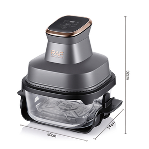 RAF R.5397 Smart Hot Multifuncional con Circulación de Aire de 360 Grados, sin Aceite, Cuerpo de Vidrio, Control Táctil - Product Image 5