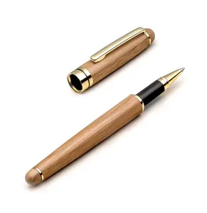 Bolígrafo de bambú ecológico al por mayor, bolígrafo de regalo con logotipo personalizado y promoción empresarial, bolígrafo de madera - Product Image 1