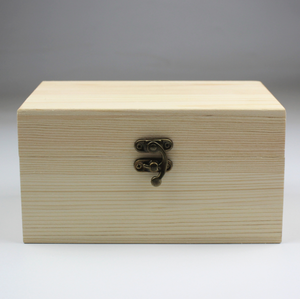 Boîte en bois de pin de haute qualité Style Art déco <span class=keywords><strong>caisse</strong></span> en bois <span class=keywords><strong>avec</strong></span> finition polie belle vaisselle Antique modèle décor à la maison - Product Image 3