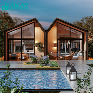 บ้านสำเร็จรูปหรูหรา 2 ห้อง<span class=keywords><strong>นอน</strong></span> ติดตั้งรวดเร็วจากจีน บ้านสำเร็จรูปแบบโมดูลาร์ บ้านคอ<span class=keywords><strong>น</strong></span>เท<span class=keywords><strong>น</strong></span>เนอร์สำหรับโรงแรม - Product Image 2