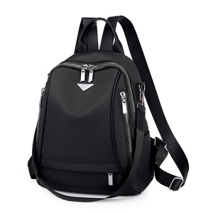 Custom Korean Oxford Cloth Large Capacity Sports <b>Waterproof</b> <b>Backpack</b> Lady Travel Double Shoulder Multi-purpose Leisure Students - Product Image 3