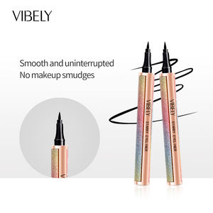 Delineador de ojos con etiqueta privada a prueba de agua, delineador de ojos con logotipo personalizado, delineador de ojos líquido con purpurina vegana - Product Image 5