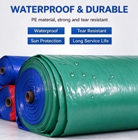 Bâche en PE légère, pliable, multicolores, en polyéthylène, pour extérieur, en stock