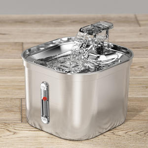 Fontaine à eau circulante automatique Pawfect pour chats et chiens, en acier inoxydable, 750 g, design détachable avec indicateur max/min - Product Image 4
