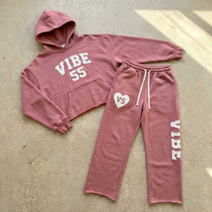 Ensembles de sweats à capuche personnalisés pour femmes, style sportif décontracté, sweats et pantalons de survêtement, vente en gros, logo personnalisé, nouvelles tenues de sport tendance - Product Image 1