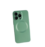 Coque arrière magnétique colorée en TPU avec charge sans fil, protection intégrale de l'objectif, anti-poussière pour iPhone 17 Pro Max 16 15 14 13 12 11 X