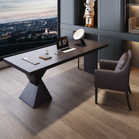 Meubles de bureau à domicile modernes, couleur bois, durables, mignons, table d'ordinateur d'angle artistique, bureau de direction en forme de L, haute technologie, avec rangement