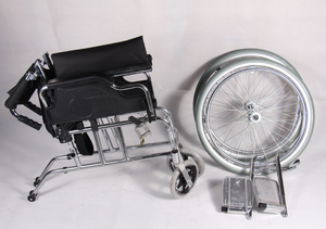 Silla de ruedas para personas mayores, ligera, para discapacitados, plegable - Product Image 4