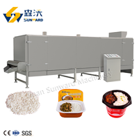 Machine de production de riz artificiel instantané, machine de fabrication de riz nutritionnel, usine de production de riz artificiel