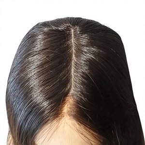 Peluca de Cabello Humano de Grado Médico, Cosida a Mano, con Base de Silicona Antideslizante, Peluca para Quimioterapia para Cuero Cabelludo Sensible - Product Image 4