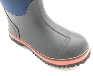 Botas de agua de lluvia para niños, botas de neopreno impermeables de goma - Product Image 3