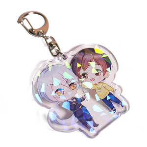Key Chain Supplies Anime Key Ring Promotional Plastic Accessories Logo Lanyards Cartoon Diamond Key Chains Custom