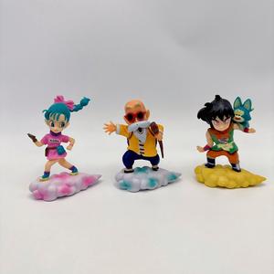 Set de 7 Figuras de Anime de Dragon Ball de 8~10 cm: Son Goku, Maestro Roshi, Yamcha, <span class=keywords><strong>Kuririn</strong></span>, Bulma - Product Image 3