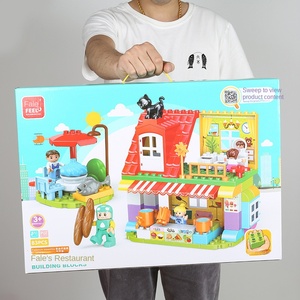 Compatible pour construire une maison de jeu, jouet de construction de cuisine pour enfants en bas âge, 3-6 ans, garçons et filles, bâtiments modernes - Product Image 4