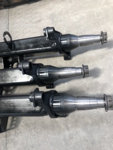 Chinese Supplier Wheel Suspension Support <strong>Rear</strong> <strong>Axle</strong> Beam 13 Tons 150mm Square Semi Trailer <strong>Axle</strong> Beam - Product Image 2