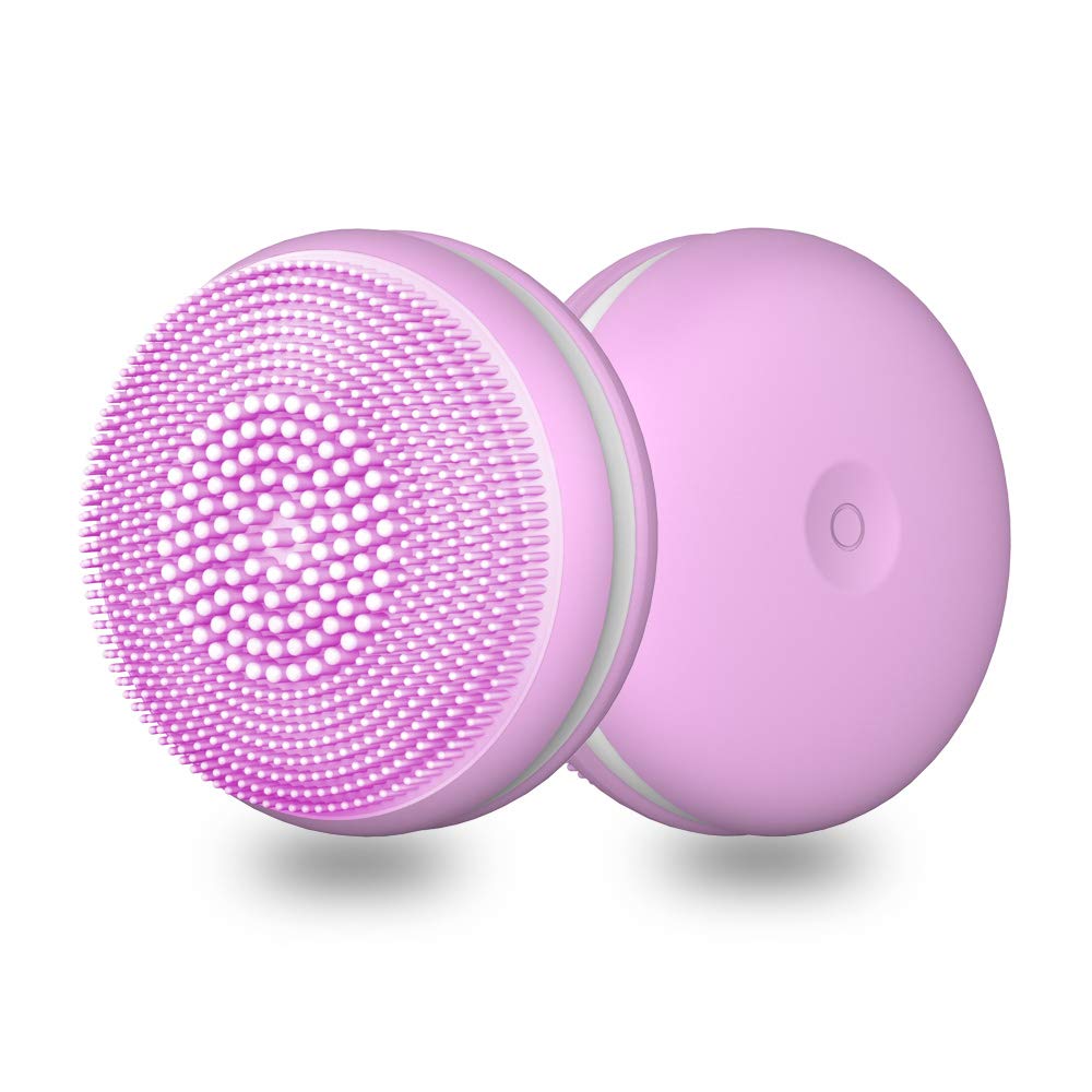 Brosse de nettoyage du visage sonique de charge sans fil de haute qualité marque privée Mini brosse nettoyage masseur facial à ultrasons pour le visage