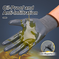 Gants de travail en polyester enduit de nitrile de haute qualité XINGYU, calibre 13, logo personnalisé, gants de jardinage, gants de travail multi-usages en nitrile