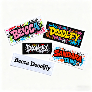 <span class=keywords><strong>Etiquetas</strong></span> Tejidas de Alta Densidad con Logotipo Personalizado a <span class=keywords><strong>Precio</strong></span> de Fábrica para Ropa - Product Image 1