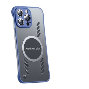 Funda de PC transparente de refrigeración <span class=keywords><strong>para</strong></span> <span class=keywords><strong>iPhone</strong></span> 15 14 13 12 11 Plus Pro Max <span class=keywords><strong>X</strong></span> XS XR, funda magnética de grafeno sin marco <span class=keywords><strong>para</strong></span> teléfono - Product Image 1