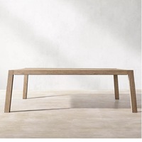 Ensemble de salle à manger d'extérieur en teck africain de luxe, 8 places, grande table de jardin et chaises, meubles de patio résistants aux intempéries pour l'Australie