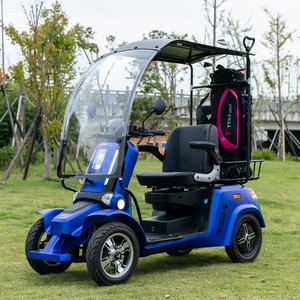 Carrito de Golf Eléctrico de Cuatro Ruedas, 60v32ah, 50 km de Autonomía, con Toldo para Lluvia, Resistente para Uso en Exteriores - Product Image 4