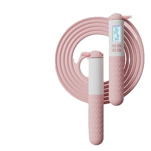 La belleza de la cuerda de saltar electrónica con conteo automático y mango con peso para fitness y moldeamiento corporal - Product Image 5