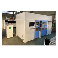 Machine de sablage laser à fibre CNC haute vitesse 120W pour le givrage de miroirs, 300 000 points/min