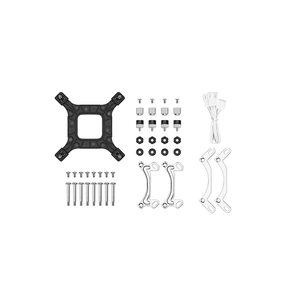 Refroidisseur AIO DeepCool LE240-WH-V2 240 mm blanc avec TDP de 220 W et ventilateurs ARGB de 75,89 CFM pour LGA1700 AM5, conçu pour gérer les processeurs modernes - Product Image 3