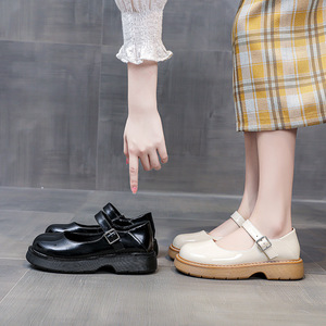 Zapatos Mary Jane de primavera y verano, con punta redonda, diseño exclusivo, zapatos de cuero pequeños, populares, económicos, a <span class=keywords><strong>la</strong></span> moda, suaves para mujer. - Product Image 5