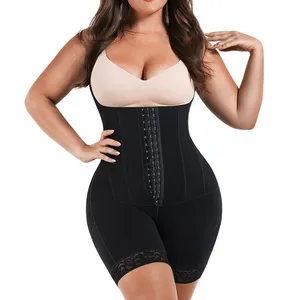 Fajas Powernet Long Sleeves Shapewear Tummy Control Shaper Fajas De Alta Compression Gaine Amincissante Femme Post Surgpratorias