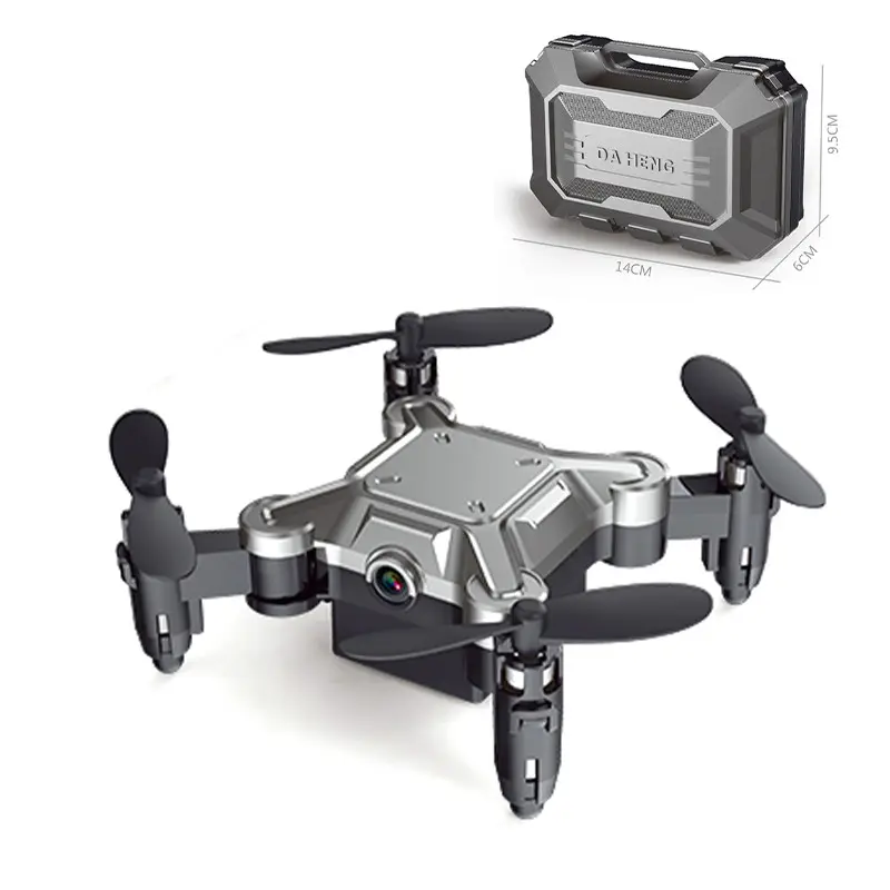 2.4G Wifi Mini Quadcopter Drones Toolbox HD Camera Remote Control Plane Drohnen Folding Uav Drone