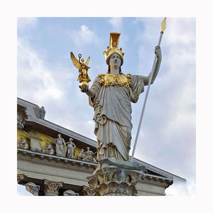 Venta Caliente de Estatuas de Mármol de Piedra Antigua de la Diosa Griega <span class=keywords><strong>Atenea</strong></span>, <span class=keywords><strong>Escultura</strong></span> para Decoración de Jardín - Product Image 3